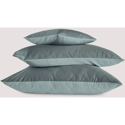 hessnatur Satin Wende-Kissenbezug aus Bio-Baumwolle - grün Größe 40x40 cm hessnatur Satin Wende-Kissenbezug aus Bio-Baumwolle - grün Größe 40x40 cm