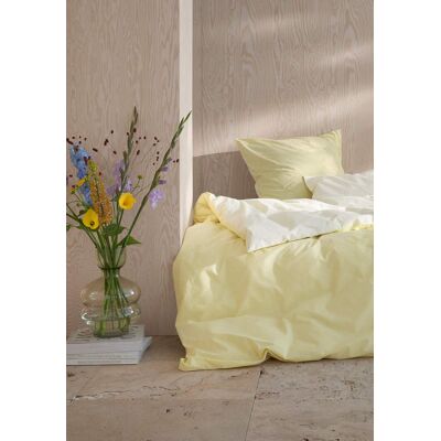 hessnatur Perkal Wende-Bettwäsche-Set PIET aus Bio-Baumwolle - gelb Größe 200x200+2x80x80 cm hessnatur Perkal Wende-Bettwäsche-Set PIET aus Bio-Baumwolle - gelb Größe 200x200+2x80x80 cm