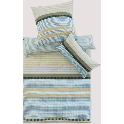 hessnatur Renforcé Wende Bettwäsche JIMA aus Bio-Baumwolle - blau Größe 135x200+80x80 cm hessnatur Renforcé Wende Bettwäsche JIMA aus Bio-Baumwolle - blau Größe 135x200+80x80 cm