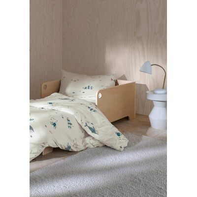 hessnatur Baby Jersey Bettwäsche aus Bio-Baumwolle - weiß Größe 100x135+40x60 cm hessnatur Baby Jersey Bettwäsche aus Bio-Baumwolle - weiß Größe 100x135+40x60 cm