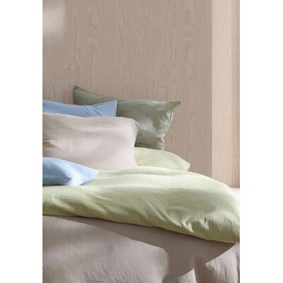 hessnatur Musselin Bettwäsche-Set aus Bio-Baumwolle - beige Größe 155x220+40x80 cm hessnatur Musselin Bettwäsche-Set aus Bio-Baumwolle - beige Größe 155x220+40x80 cm