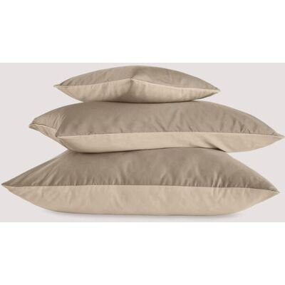 hessnatur Satin Wende-Kissenbezug aus Bio-Baumwolle - beige Größe 40x80 cm hessnatur Satin Wende-Kissenbezug aus Bio-Baumwolle - beige Größe 40x80 cm