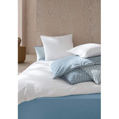 hessnatur Renforcé Wendebettwäsche Set SELKE aus Bio-Baumwolle - blau Größe 135x200+40x80 cm hessnatur Renforcé Wendebettwäsche Set SELKE aus Bio-Baumwolle - blau Größe 135x200+40x80 cm