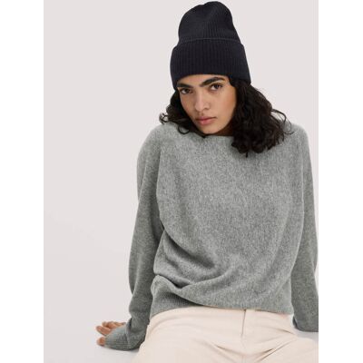 hessnatur Damen Strick Mütze aus Bio-Merinowolle mit Cashmere - schwarz Größe 1size hessnatur Damen Strick Mütze aus Bio-Merinowolle mit Cashmere - schwarz Größe 1size