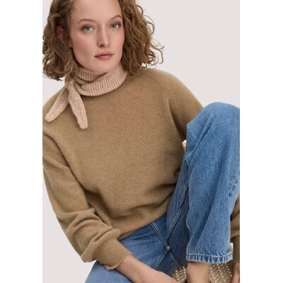 hessnatur Damen Strick Tuch aus Alpaka - beige Größe 11x105 cm hessnatur Damen Strick Tuch aus Alpaka - beige Größe 11x105 cm