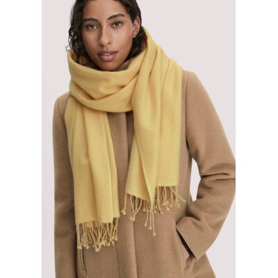 hessnatur Damen Schal aus Cashmere mit Schurwolle - gelb Größe 60x200 cm hessnatur Damen Schal aus Cashmere mit Schurwolle - gelb Größe 60x200 cm
