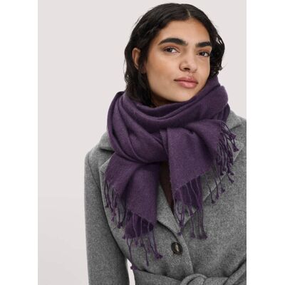 hessnatur Damen Schal aus Cashmere mit Schurwolle - lila Größe 60x200 cm hessnatur Damen Schal aus Cashmere mit Schurwolle - lila Größe 60x200 cm