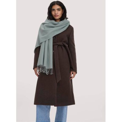hessnatur Damen Schal aus Cashmere mit Schurwolle - blau Größe 60x200 cm hessnatur Damen Schal aus Cashmere mit Schurwolle - blau Größe 60x200 cm