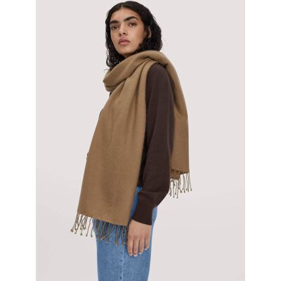 hessnatur Damen Schal aus Cashmere mit Schurwolle - braun Größe 60x200 cm hessnatur Damen Schal aus Cashmere mit Schurwolle - braun Größe 60x200 cm