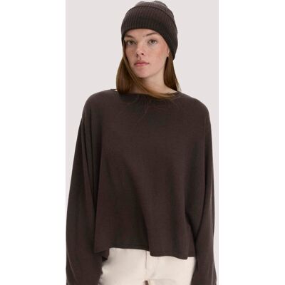 hessnatur Damen Strick Mütze aus Bio-Merinowolle mit Cashmere - braun Größe 1size hessnatur Damen Strick Mütze aus Bio-Merinowolle mit Cashmere - braun Größe 1size