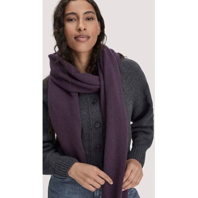 hessnatur Damen Strick Schal aus Bio-Merinowolle mit Bio-Baumwolle - lila Größe 35x210 cm hessnatur Damen Strick Schal aus Bio-Merinowolle mit Bio-Baumwolle - lila Größe 35x210 cm