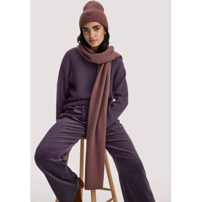 hessnatur Damen Strick Schal aus Bio-Merinowolle mit Bio-Baumwolle - rot Größe 35x210 cm hessnatur Damen Strick Schal aus Bio-Merinowolle mit Bio-Baumwolle - rot Größe 35x210 cm