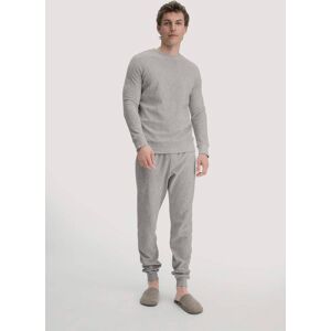 hessnatur Herren Frottee Schlafshirt PURE COTTON aus Bio-Baumwolle - grau Größe 48 hessnatur Herren Frottee Schlafshirt PURE COTTON aus Bio-Baumwolle - grau Größe 48