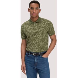 hessnatur Herren Print Piqué Polo Relaxed aus Bio-Baumwolle - grün Größe 56 hessnatur Herren Print Piqué Polo Relaxed aus Bio-Baumwolle - grün Größe 56
