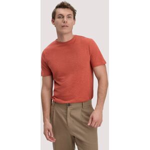 hessnatur Herren T-Shirt Regular aus Leinen und Bio-Baumwolle - braun Größe 56 hessnatur Herren T-Shirt Regular aus Leinen und Bio-Baumwolle - braun Größe 56