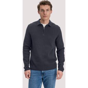 hessnatur Herren Milano Strick Polo Regular aus Bio-Baumwolle und Schurwolle - blau Größe M hessnatur Herren Milano Strick Polo Regular aus Bio-Baumwolle und Schurwolle - blau Größe M