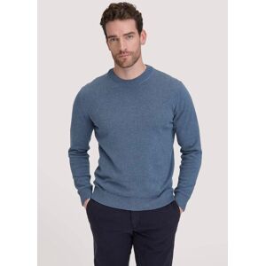 hessnatur Herren Strick Pullover Regular aus Bio-Baumwolle - blau Größe L hessnatur Herren Strick Pullover Regular aus Bio-Baumwolle - blau Größe L