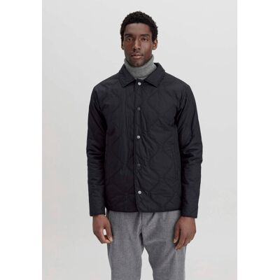hessnatur Herren Steppjacke Regular NATURE SHELL aus Bio-Baumwolle - schwarz Größe 50 hessnatur Herren Steppjacke Regular NATURE SHELL aus Bio-Baumwolle - schwarz Größe 50