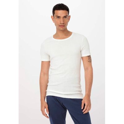 hessnatur Herren T-Shirt im PURE NATURE aus Bio-Baumwolle - weiß Größe 8 = XXL hessnatur Herren T-Shirt im PURE NATURE aus Bio-Baumwolle - weiß Größe 8 = XXL