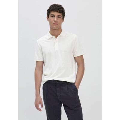 hessnatur Herren Piqué Polo Regular aus Bio-Baumwolle - weiß Größe 46 hessnatur Herren Piqué Polo Regular aus Bio-Baumwolle - weiß Größe 46