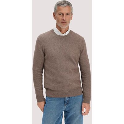 hessnatur Herren Strick Pullover Regular aus Bio-Merinowolle mit Bio-Baumwolle - braun Größe L hessnatur Herren Strick Pullover Regular aus Bio-Merinowolle mit Bio-Baumwolle - braun Größe L