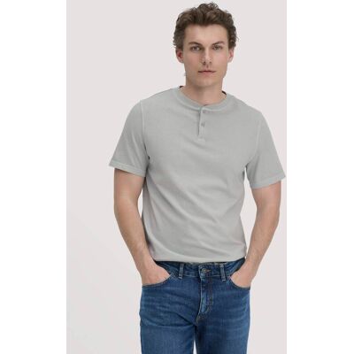 hessnatur Herren Heavy Jersey Henley Shirt Relaxed aus Bio-Baumwolle - grau Größe 54 hessnatur Herren Heavy Jersey Henley Shirt Relaxed aus Bio-Baumwolle - grau Größe 54