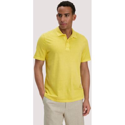 hessnatur Herren Jersey Polo Regular aus Bio-Baumwolle - gelb Größe 46 hessnatur Herren Jersey Polo Regular aus Bio-Baumwolle - gelb Größe 46