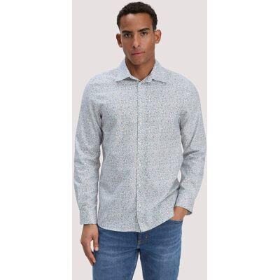 hessnatur Herren Print Hemd Regular aus Bio-Baumwolle - blau Größe XXL (45/46) hessnatur Herren Print Hemd Regular aus Bio-Baumwolle - blau Größe XXL (45/46)