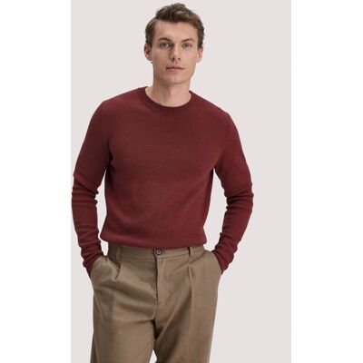 hessnatur Herren Milano Strick Pullover Regular aus Leinen mit Bio-Baumwolle und LENZING™ ECOVERO™ Viskose - braun Größe L hessnatur Herren Milano Strick Pullover Regular aus Leinen mit Bio-Baumwolle und LENZING™ ECOVERO™ Viskose - braun Größe L