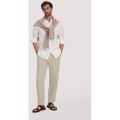 hessnatur Herren Hose RON Relaxed aus Bio-Baumwolle mit Leinen - natur Größe 34/34 hessnatur Herren Hose RON Relaxed aus Bio-Baumwolle mit Leinen - natur Größe 34/34