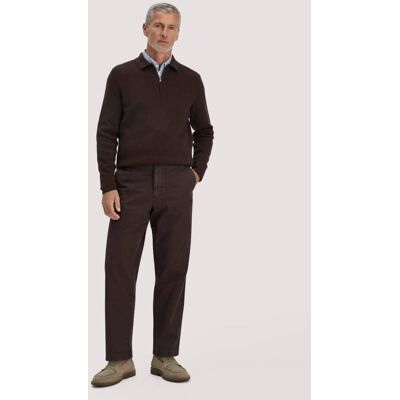 hessnatur Herren Chino RONNEL Relaxed aus Bio-Baumwolle - braun Größe 32/34 hessnatur Herren Chino RONNEL Relaxed aus Bio-Baumwolle - braun Größe 32/34