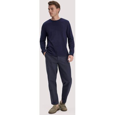 hessnatur Herren Chino RONNEL Relaxed aus Bio-Baumwolle - blau Größe 38/32 hessnatur Herren Chino RONNEL Relaxed aus Bio-Baumwolle - blau Größe 38/32