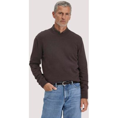 hessnatur Herren Strick Pullover Regular aus Bio-Baumwolle - braun Größe L hessnatur Herren Strick Pullover Regular aus Bio-Baumwolle - braun Größe L
