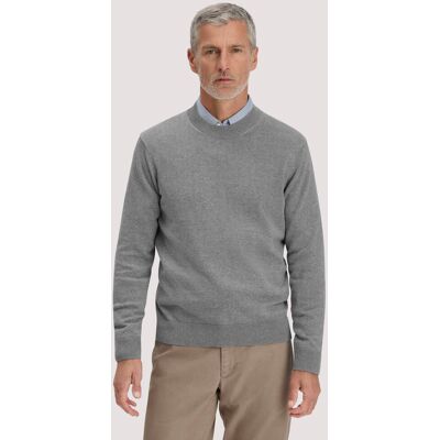 hessnatur Herren Strick Pullover Regular aus Bio-Baumwolle - grau Größe M hessnatur Herren Strick Pullover Regular aus Bio-Baumwolle - grau Größe M