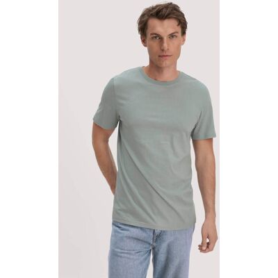 hessnatur Herren T-Shirt Regular aus Regenerative Organic Cotton (ROC) - blau Größe 50 hessnatur Herren T-Shirt Regular aus Regenerative Organic Cotton (ROC) - blau Größe 50