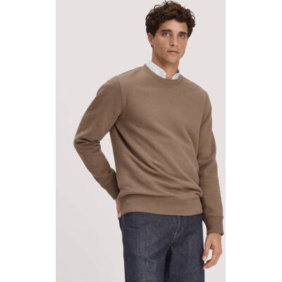 hessnatur Herren Sweatshirt Regular BETTERRECYCLING aus Bio-Baumwolle - braun Größe L hessnatur Herren Sweatshirt Regular BETTERRECYCLING aus Bio-Baumwolle - braun Größe L