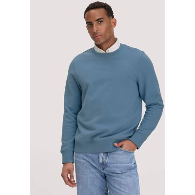 hessnatur Herren Sweatshirt Regular BETTERRECYCLING aus Bio-Baumwolle - blau Größe L hessnatur Herren Sweatshirt Regular BETTERRECYCLING aus Bio-Baumwolle - blau Größe L