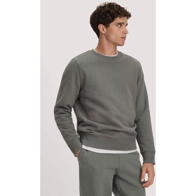 hessnatur Herren Sweatshirt Regular BETTERRECYCLING aus Bio-Baumwolle - grün Größe L hessnatur Herren Sweatshirt Regular BETTERRECYCLING aus Bio-Baumwolle - grün Größe L