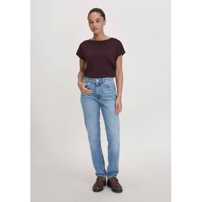 hessnatur Damen Jeans HANNA Mom High Rise aus Bio-Denim - blau Größe 25/30 hessnatur Damen Jeans HANNA Mom High Rise aus Bio-Denim - blau Größe 25/30
