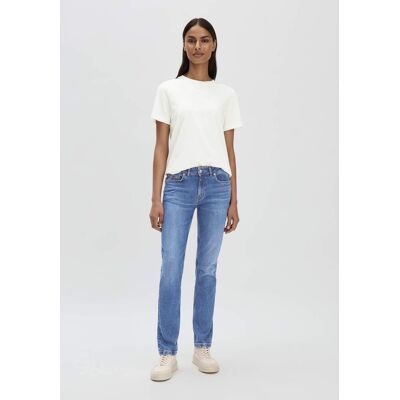 hessnatur Damen Jeans LEA Mid Rise Slim aus Bio-Denim - blau Größe 25/30 hessnatur Damen Jeans LEA Mid Rise Slim aus Bio-Denim - blau Größe 25/30