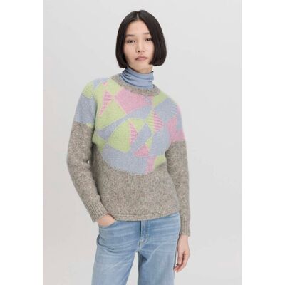 hessnatur Damen Pullover Relaxed aus Bio-Baumwolle mit Alpaka - grau Größe L hessnatur Damen Pullover Relaxed aus Bio-Baumwolle mit Alpaka - grau Größe L