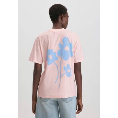 hessnatur Damen Print T-Shirt Oversize aus Bio-Baumwolle - rosa Größe 36 hessnatur Damen Print T-Shirt Oversize aus Bio-Baumwolle - rosa Größe 36