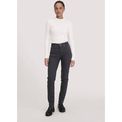 hessnatur Damen Jeans LEA Slim aus Bio-Denim - schwarz Größe 25/30 hessnatur Damen Jeans LEA Slim aus Bio-Denim - schwarz Größe 25/30