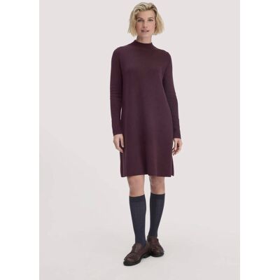 hessnatur Damen Strick Kleid Relaxed aus TENCEL™ Lyocell mit Bio-Baumwolle - braun Größe S hessnatur Damen Strick Kleid Relaxed aus TENCEL™ Lyocell mit Bio-Baumwolle - braun Größe S