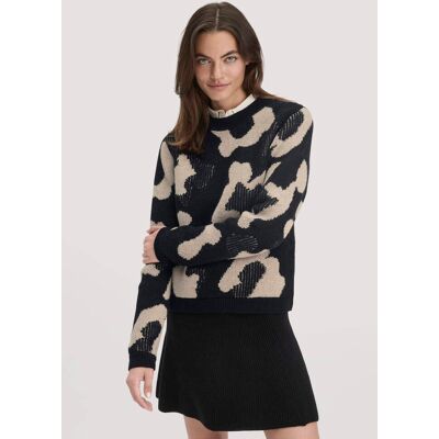 hessnatur Damen Strick Pullover Relaxed aus Bio-Baumwolle und Bio-Schurwolle - beige Größe S hessnatur Damen Strick Pullover Relaxed aus Bio-Baumwolle und Bio-Schurwolle - beige Größe S