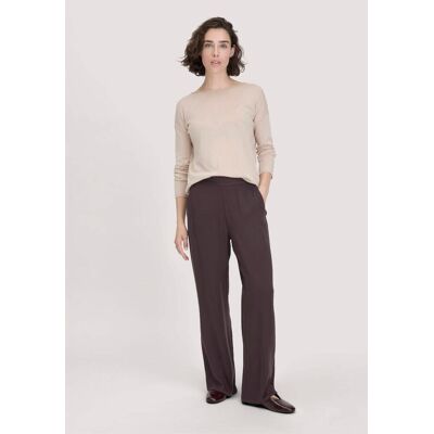 hessnatur Damen Hose Wide Leg Relaxed aus LENZING™ ECOVERO™ Viskose - braun Größe 44 hessnatur Damen Hose Wide Leg Relaxed aus LENZING™ ECOVERO™ Viskose - braun Größe 44