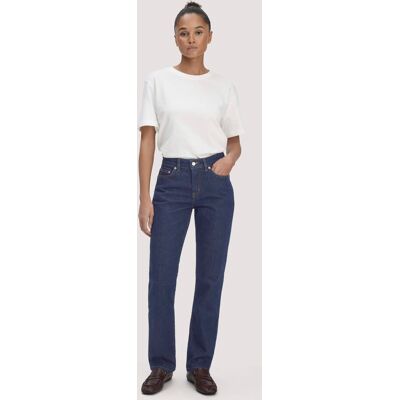 hessnatur Damen Jeans MARIE Straight aus Bio-Denim - blau Größe 27/32 hessnatur Damen Jeans MARIE Straight aus Bio-Denim - blau Größe 27/32