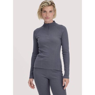 hessnatur Loungewear Longsleeve Fitted BETTER RECYCLING aus Bio-Baumwolle - blau Größe 36 hessnatur Loungewear Longsleeve Fitted BETTER RECYCLING aus Bio-Baumwolle - blau Größe 36