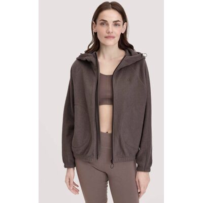 hessnatur Loungewear Softfleece Jacke Oversize ACTIVE COMFORT aus Bio-Baumwolle - lila Größe M hessnatur Loungewear Softfleece Jacke Oversize ACTIVE COMFORT aus Bio-Baumwolle - lila Größe M