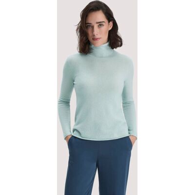 hessnatur Damen FTC × HESSNATUR Rollkragen Pullover Regular aus Cashmere - grün Größe S hessnatur Damen FTC × HESSNATUR Rollkragen Pullover Regular aus Cashmere - grün Größe S